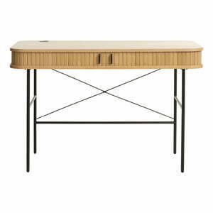 Pracovní stůl v dekoru dubu 60x120 cm Nola – Unique Furniture