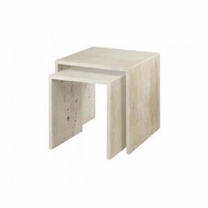 Kamenné odkládací stolky v sadě 2 ks 45x45 cm VARU – Blomus