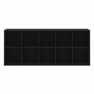 Černý modulární policový systém 169x69 cm Mistral Kubus - Hammel Furniture