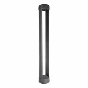 Šedá stojací lampa SULION Nina, výška 75 cm
