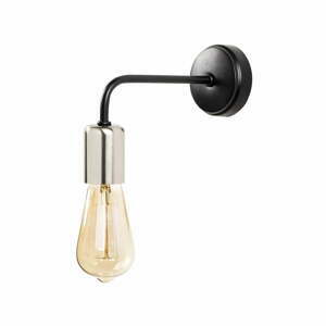Černé kovové nástěnné svítidlo Opviq lights Melia