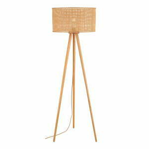 Ratanová stojací lampa SULION Rattan, výška 145 cm