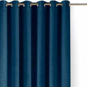 Modrý sametový dimout závěs 265x175 cm Velto – Filumi