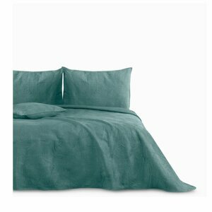 Tyrkysový přehoz na dvoulůžko 200x220 cm Palsha – AmeliaHome