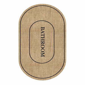 Hnědá koupelnová předložka 60x90 cm Jute Look – Mila Home