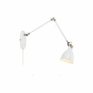 Bílá nástěnná lampa Markslöjd House, délka ramene 84,5 cm