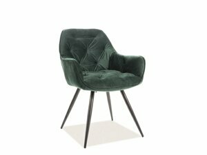 Designová jídelní židle Chiron, zelená
