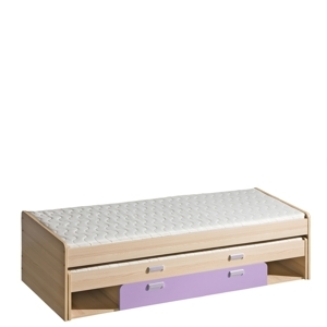 Dětská postel Loreto L16 jasan/fialová