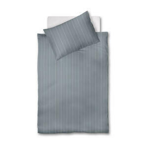 XXXL POVLEČENÍ, flanel, bílá, pastelově modrá, 140/200 cm