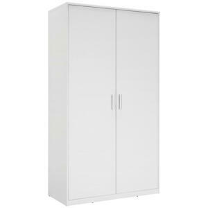 Xora ŠATNÍ SKŘÍŇ S OTOČNÝMI DVEŘMI, bílá, 106/194/54 cm