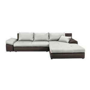 Carryhome ROHOVÁ SEDAČKA, textil, hnědá, béžová