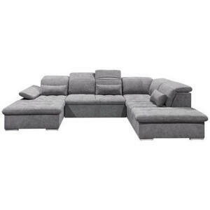 MID.YOU SEDACÍ SOUPRAVA, textil, šedá