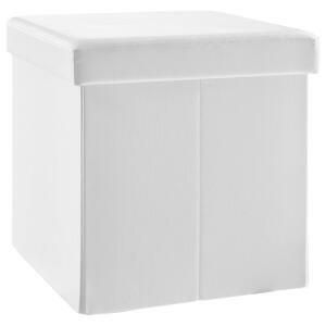 Carryhome SEDACÍ BOX, textil, kompozitní dřevo, 38/38/38 cm