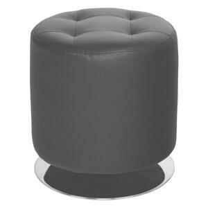 Dieter Knoll TABURET, kov, textil, 40/40/40 cm