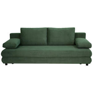 home24 ROZKLÁDACÍ POHOVKA, textil, zelená