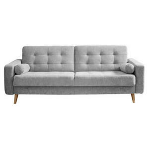 MID.YOU ROZKLÁDACÍ POHOVKA, textil, kompozitní dřevo, barvy stříbra