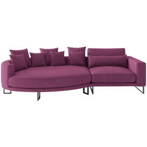 Livetastic POHOVKA BIG SOFA, textil, magenta