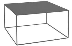 Nordic Design Černý kovový konferenční stolek Moreno 80 x 80 cm