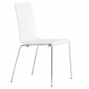 Pedrali Bílá plastová jídelní židle Kuadra 1151