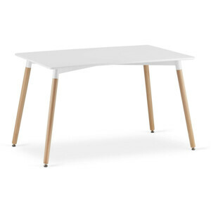 Jídelní stůl ADRIA 120x80 cm - buk/bílá