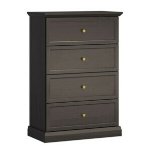 Komoda LUCCA K4S Bílá/dub craft