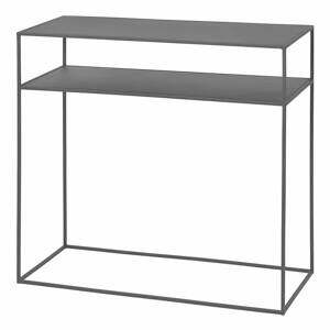 Čierny kovový konzolový stolík 35x85 cm Fera – Blomus