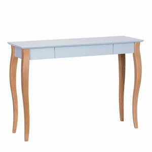 Svetlosivý písací stôl Ragaba Lillo, dĺžka 105 cm