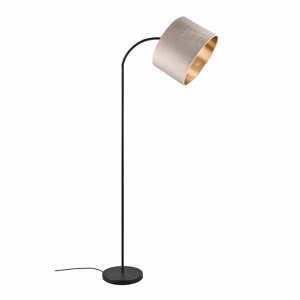 Čierno-béžová stojacia lampa (výška 205 cm) Julieta – Trio
