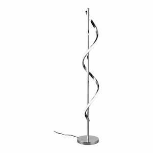 LED stmievateľná stojaca lampa v lesklo striebornej farbe (výška 120 cm) Isabel – Trio