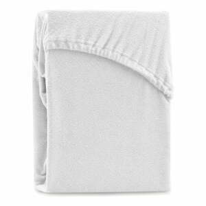 Biela napínacia froté plachta 220x200 cm Ruby – Restilo