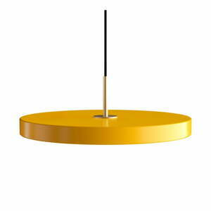 Žlté LED závesné svietidlo s kovovým tienidlom ø 43 cm Asteria – UMAGE