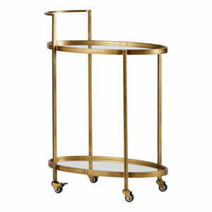 Servírovací stolík na kolieskach 35x67 cm Push – WOOOD
