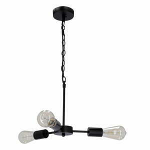 Čierne kovové závesné svietidlo Sparta - Candellux Lighting