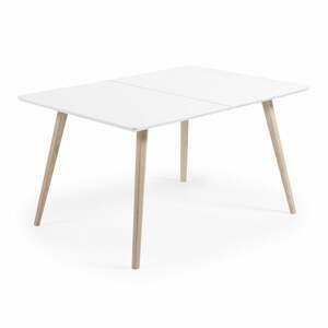 Rozkladací jedálenský stôl s prídavnou doskou 90x140 cm Eunice – Kave Home