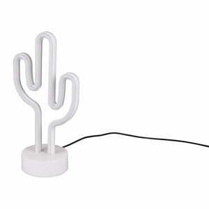 Biela LED stolová lampa (výška 29 cm) Cactus - Trio