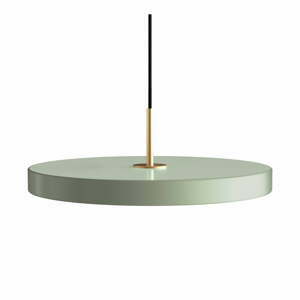Svetlozelené LED závesné svietidlo s kovovým tienidlom ø 43 cm Asteria – UMAGE