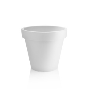 Gardenico Kvetináč Metro Twist 'n' Roll biela, 29 x 26,5 cm, 29 cm