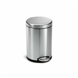 Simplehuman Pedálový okrúhly kôš 4,5 l, nerez
