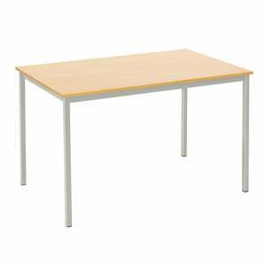 Jedálenský stôl JAMIE, 1200x800 mm, bukový laminát / šedá