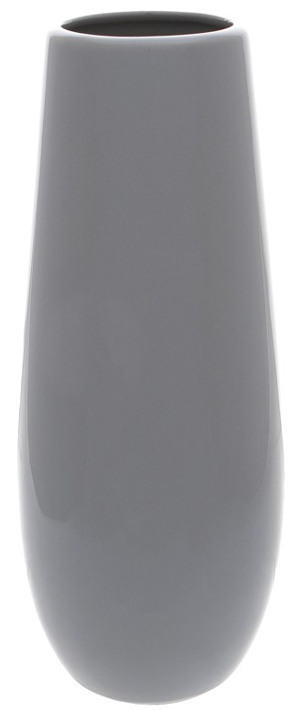 Váza Luna 25 cm, šedá