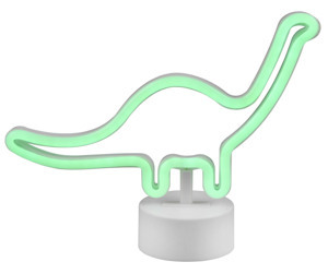 Stolová LED lampa Brontosaurus, biela