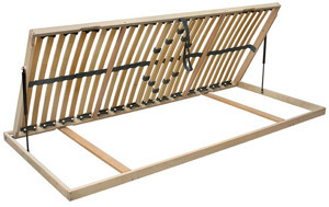 Výklopný lamelový rošt z pravej strany Star kombi P 90x200 cm