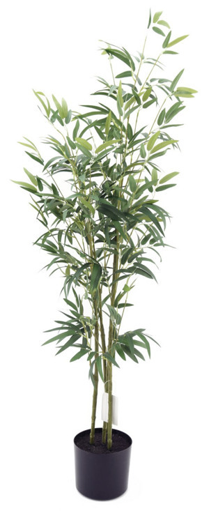 Umelá rastlina v kvetináči Bambus, 90 cm