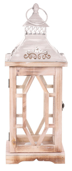 Lampáš Luna 43 cm, drevený