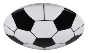 Stropné LED osvetlenie Kloppi, motív futbalová lopta