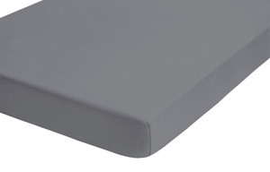 Napínacie prestieradlo Jersey Castell 140x200 cm, strieborné