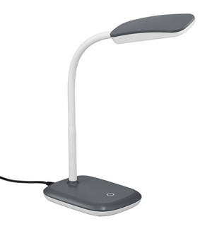 Stolná lampa Boa 52431187, šedobiela