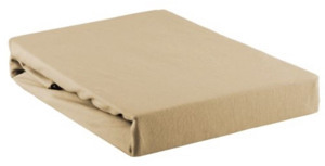 Prestieradlo Lycra 90x200 cm, orieškovo hnedé