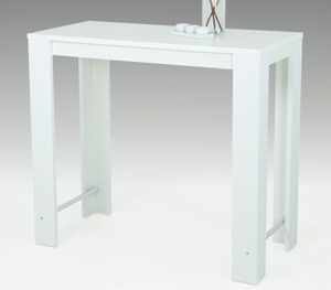 Barový stôl Frieda 120x58 cm, biely