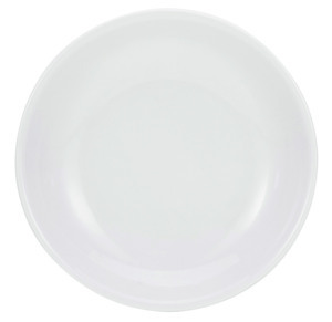 Plytký tanier Bistrot 25 cm, biely